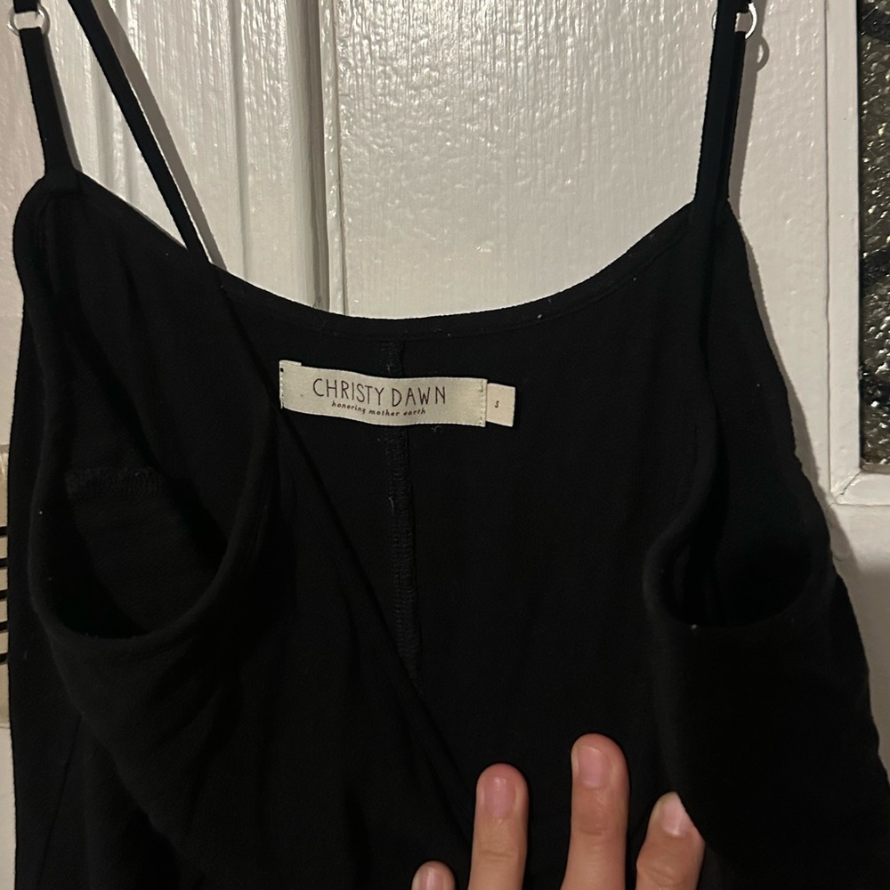 Christy Dawn Black Slip Dress - Picture 5 of 7